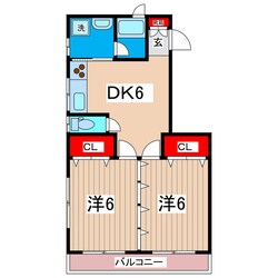 スズキハイツＣの物件間取画像